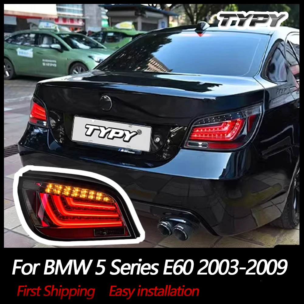 TYPY Автомобильные задние фонари для BMW 5 серии E60 2003-2009 Светодиодные задние фонари Дневные ходовые огни Динамические указатели поворота
TYPY Автомобильные задние фонари для BMW 5 серии E60 2003-2009 Светодиодные задние фонари Дневные ходовые огни Динамические указатели поворота