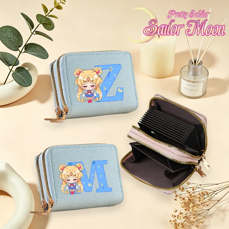 Sailors Moons Coin Purse A-Z Printed Credit Card Bags Zipper Wallet Anime Kawaii Small Cards Pack Women PU Leather Plaid Purses
Sailors Moons Coin Purse A-Z Printed Credit Card Bags Zipper Wallet Anime Kawaii Small Cards Pack Women PU Leather Plaid Purses