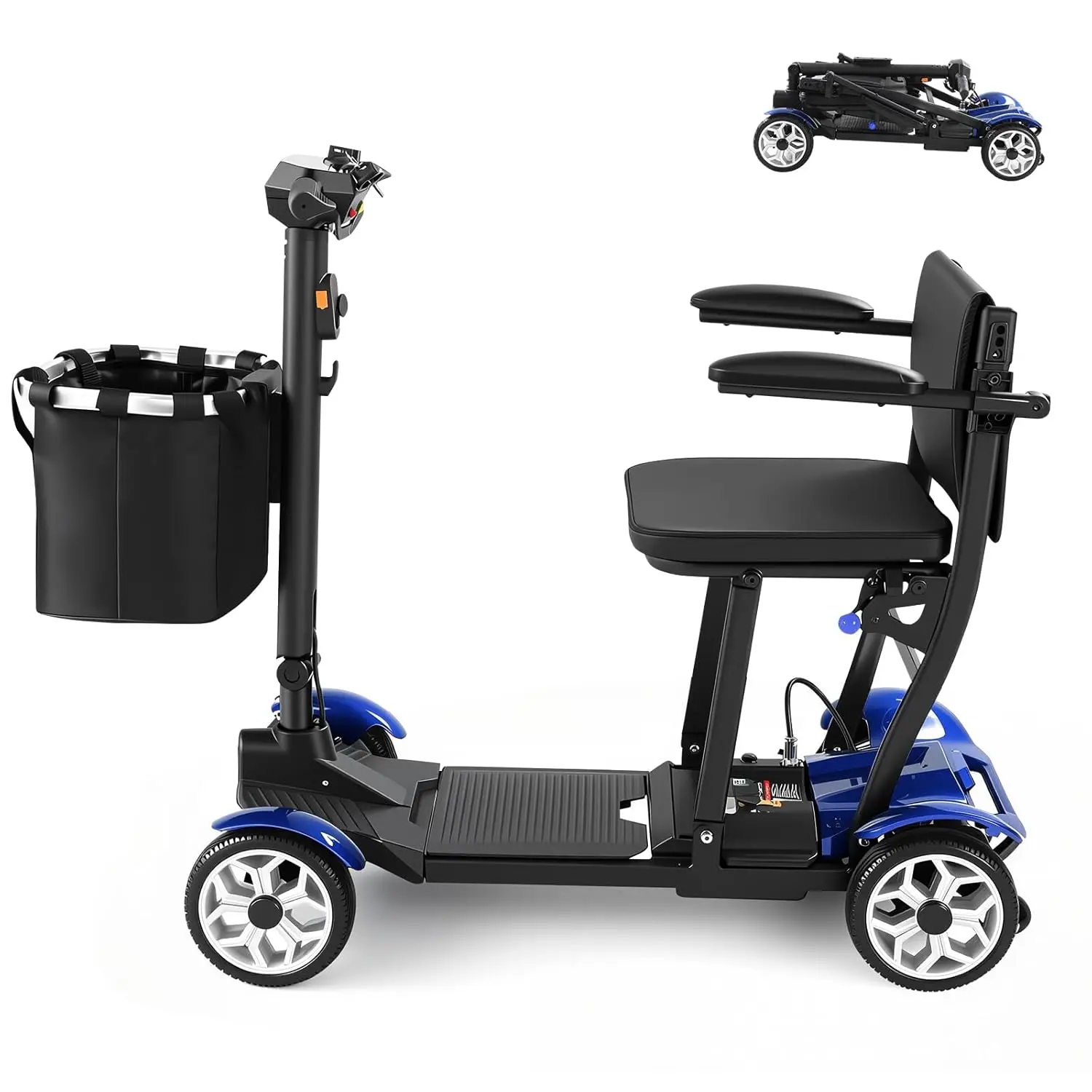 Mobility Scooter – Lightweight, Foldable, Intelligent Electric Control Motor 270W for Seniors & Adults | Powered, Custom
Mobility Scooter – Lightweight, Foldable, Intelligent Electric Control Motor 270W for Seniors & Adults | Powered, Custom