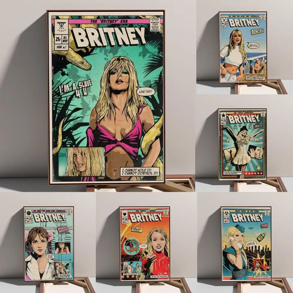 American Singer Britney Spears Poster Prints Oil Painting Mural Living Room Home Decoration Party Evening Cover
American Singer Britney Spears Poster Prints Oil Painting Mural Living Room Home Decoration Party Evening Cover