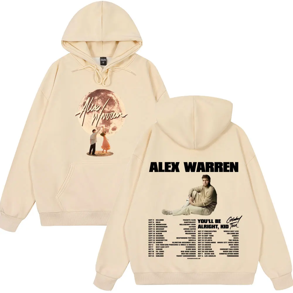 Singer Alex Warren 2026 Tour Print Pullover Men Women Vintage Hoodie Winter Loose Casual Gothic Punk Sweatshirts Streetwear Tops
Singer Alex Warren 2026 Tour Print Pullover Men Women Vintage Hoodie Winter Loose Casual Gothic Punk Sweatshirts Streetwear Tops