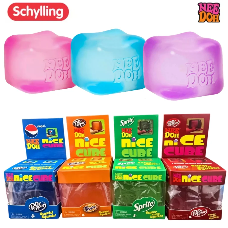 Nee Doh Nice Cube Squishy Toys, Soft Jelly Texture Stress Relief Toys, Suitable for Children and Adults' Sensory Nee Doh
Nee Doh Nice Cube Squishy Toys, Soft Jelly Texture Stress Relief Toys, Suitable for Children and Adults' Sensory Nee Doh