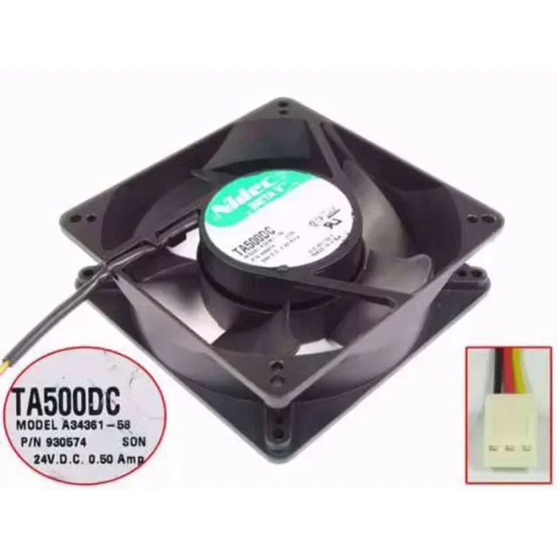 Nidec A34361-58 SON DC 24V 0.50A 127x127x38mm Server Cooling Fan
Nidec A34361-58 SON DC 24V 0.50A 127x127x38mm Server Cooling Fan