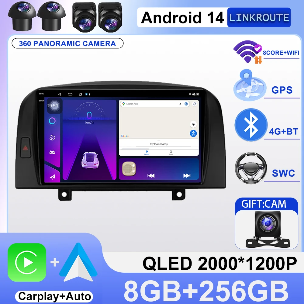 For Hyundai Sonata NF 2004 - 2008 Android 14 Wireless Carplay Stereo Car Radio Multimedia Video Navigation Screen Head Unit WIFI
For Hyundai Sonata NF 2004 - 2008 Android 14 Wireless Carplay Stereo Car Radio Multimedia Video Navigation Screen Head Unit WIFI