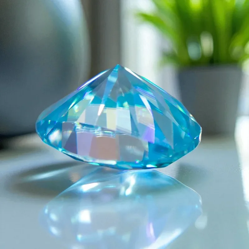 NEW Aquamarine Color Moissanite Stone Oval Cut Synthetic Loose Gemstone For Jewelry Making With Certificate Pass Diamond Tester
NEW Aquamarine Color Moissanite Stone Oval Cut Synthetic Loose Gemstone For Jewelry Making With Certificate Pass Diamond Tester