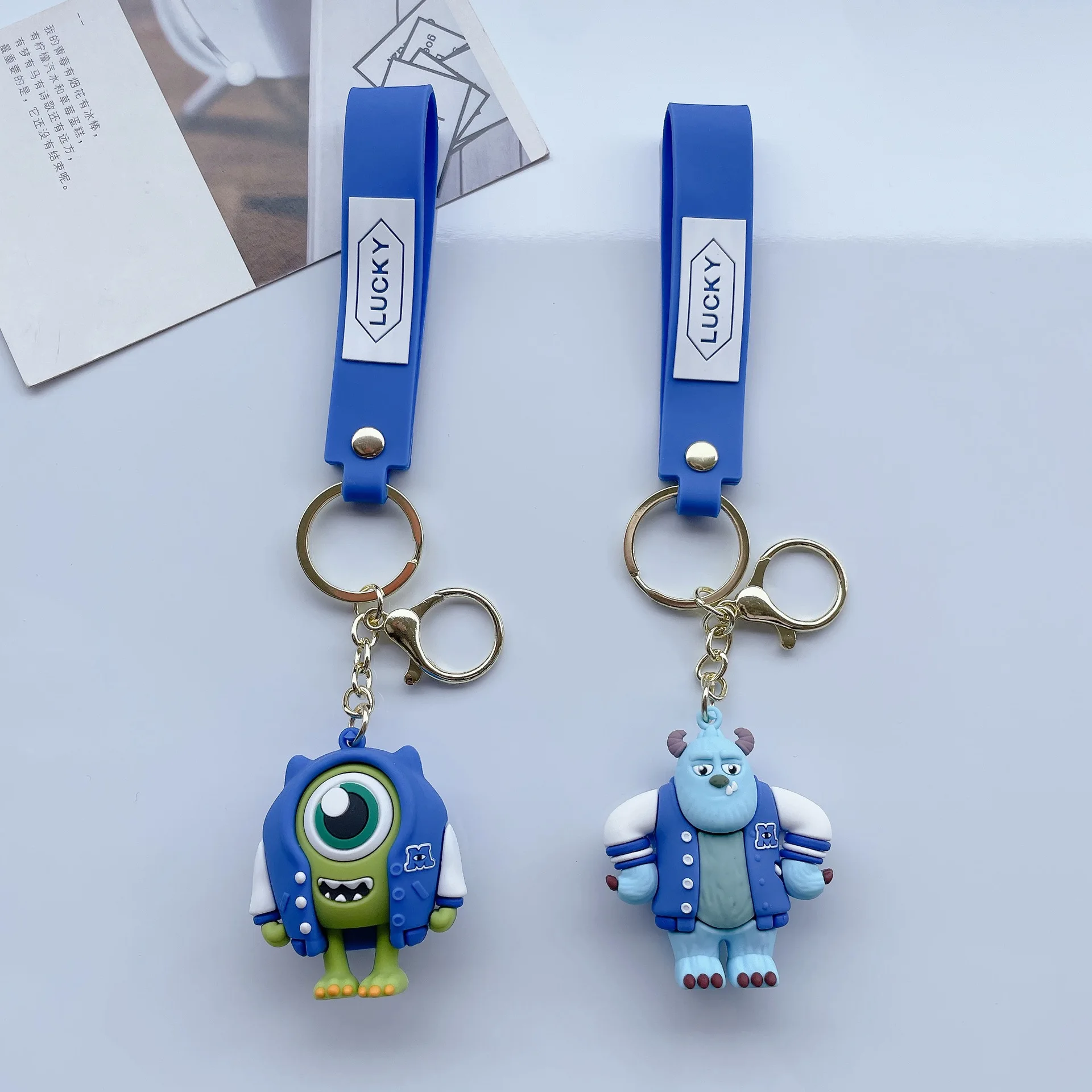 Monsters University Keychains Wazowski Sulley Keyring Mike Cute Cartoon Figure Big Eyes Monster Keyring Toys Dys Charm Gift
Monsters University Keychains Wazowski Sulley Keyring Mike Cute Cartoon Figure Big Eyes Monster Keyring Toys Dys Charm Gift
