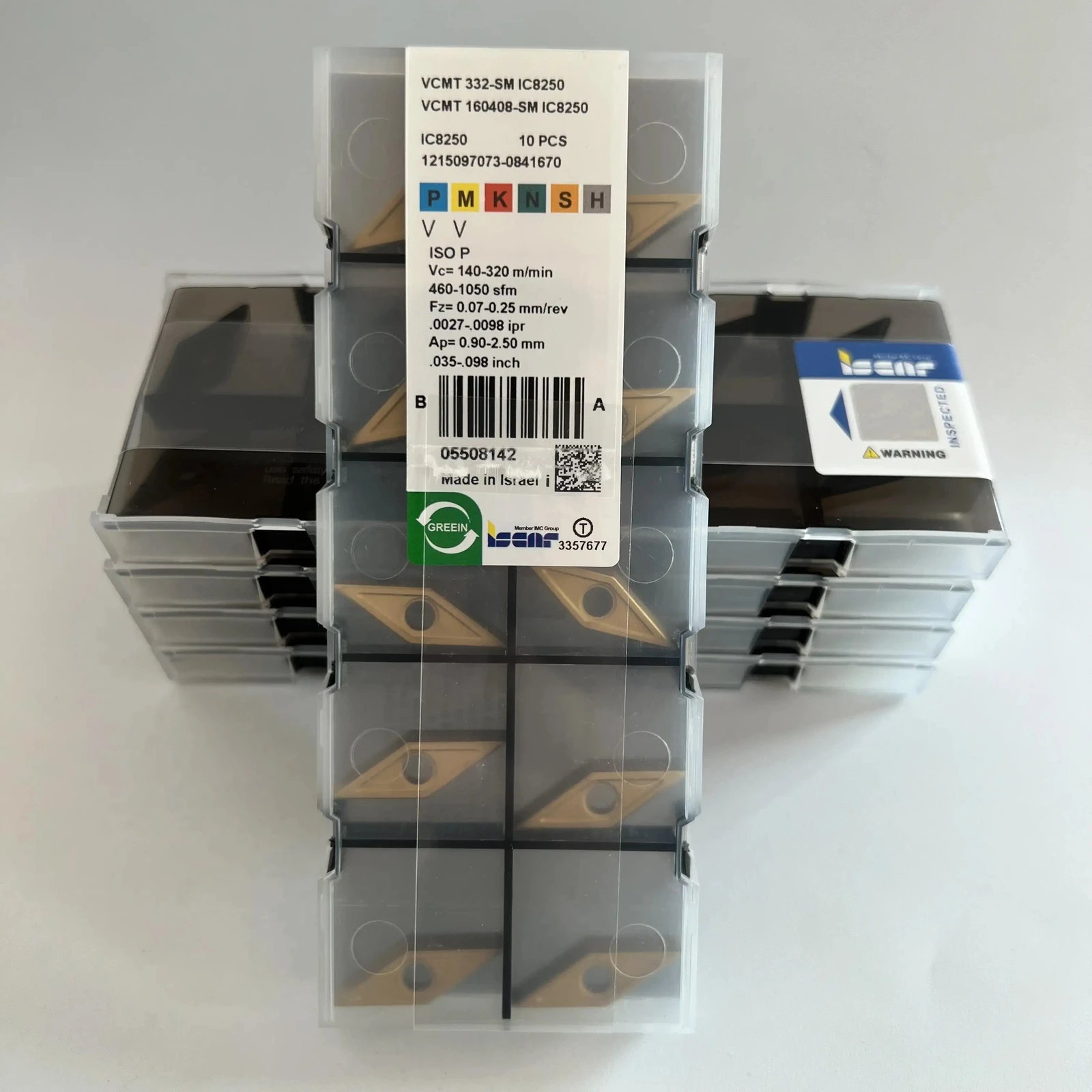 VCMT160408-SM IC8250 Industrial indexable carbide inserts 10 Pcs
VCMT160408-SM IC8250 Industrial indexable carbide inserts 10 Pcs