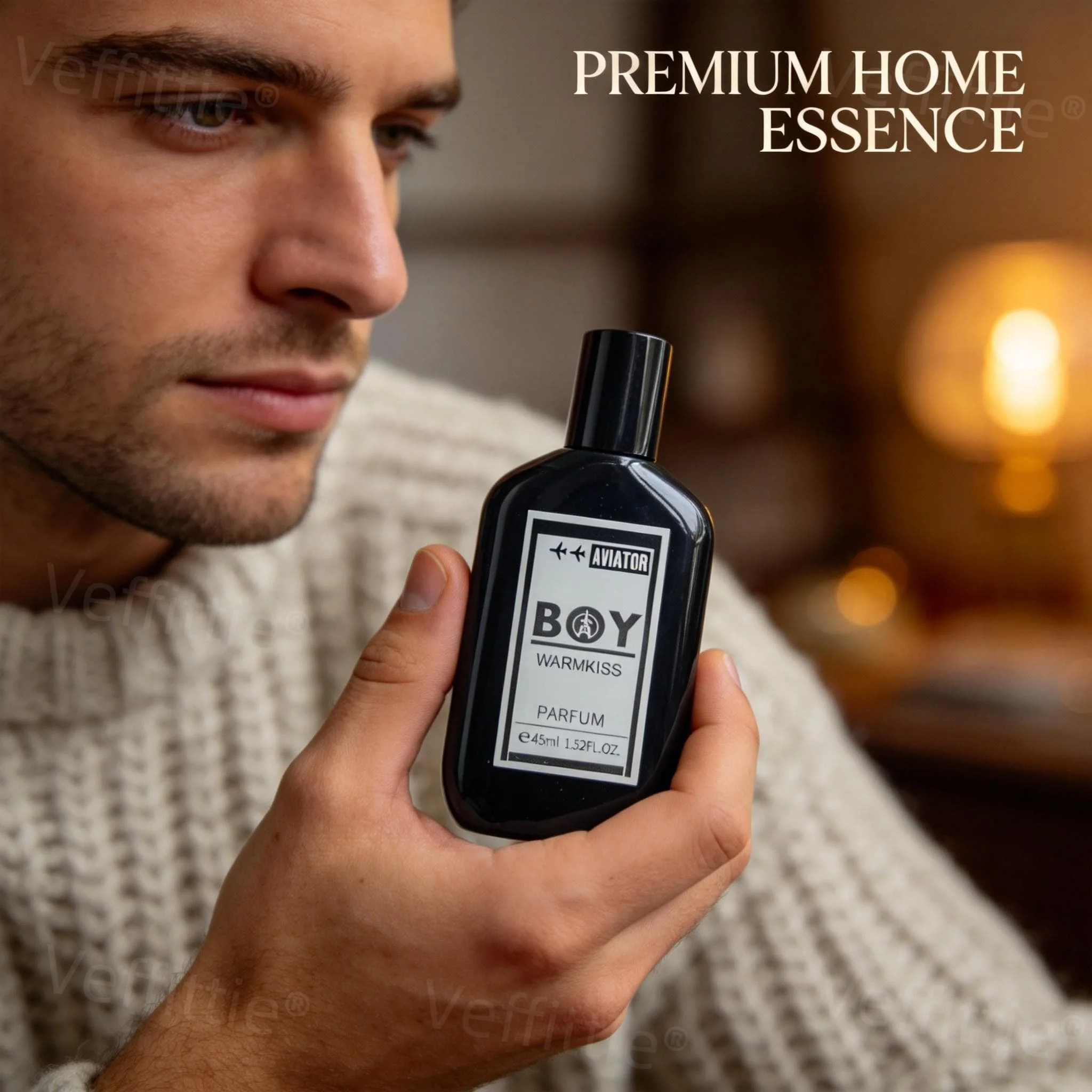 Warm Spicy Woody Calm Men's Perfume, 45ml Navy Glass Bottle, Indoor Relax Wear, All Day Fresh, Comfortable Vetiver-Ambergris
Warm Spicy Woody Calm Men's Perfume, 45ml Navy Glass Bottle, Indoor Relax Wear, All Day Fresh, Comfortable Vetiver-Ambergris
