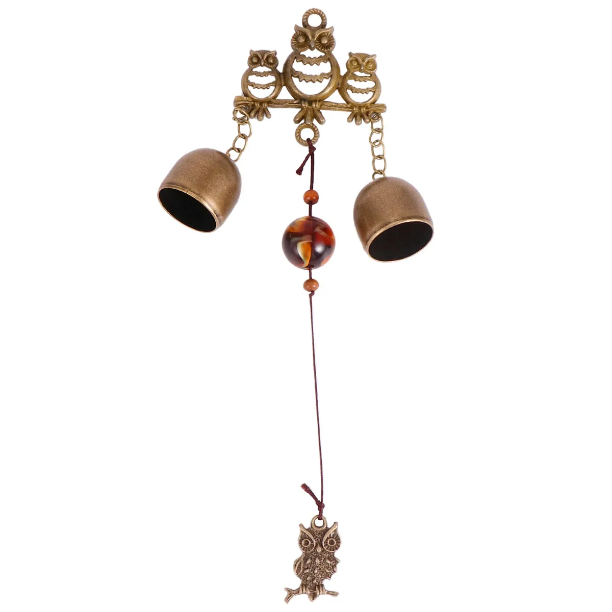 Creative Metal Wind Chime Ornament Vintage Hanging Decor Garden Patio Home Owl Pendant Bell Copper Bells Interior Exterior
Creative Metal Wind Chime Ornament Vintage Hanging Decor Garden Patio Home Owl Pendant Bell Copper Bells Interior Exterior