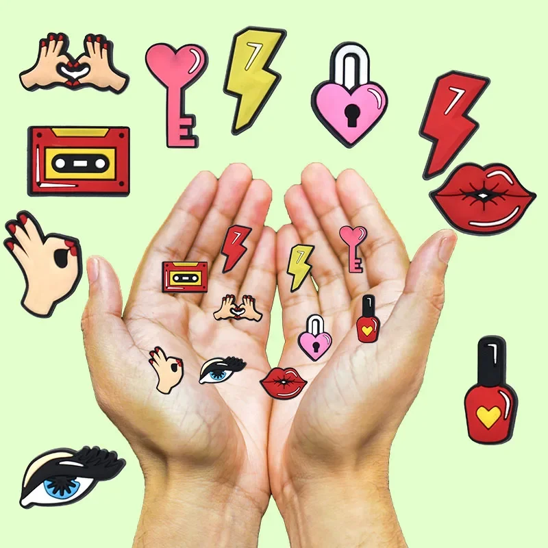 Shoe Charms for Crocs Accessories Nail Polish Shoes Charm for Croc Decorations Pins Men Accessory Jeans Woman Clogs Clips Badges
Shoe Charms for Crocs Accessories Nail Polish Shoes Charm for Croc Decorations Pins Men Accessory Jeans Woman Clogs Clips Badges