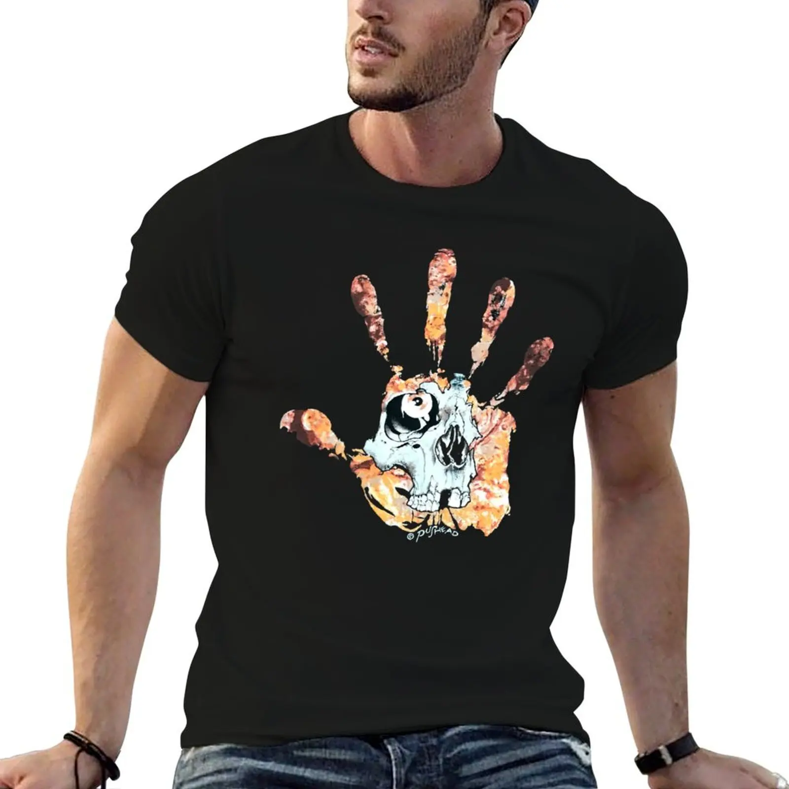 Pushead Hand Of Fear Alt T-Shirt t shirt man casual t shirt man plain funny t shirts dark humor T-shirt
Pushead Hand Of Fear Alt T-Shirt t shirt man casual t shirt man plain funny t shirts dark humor T-shirt
