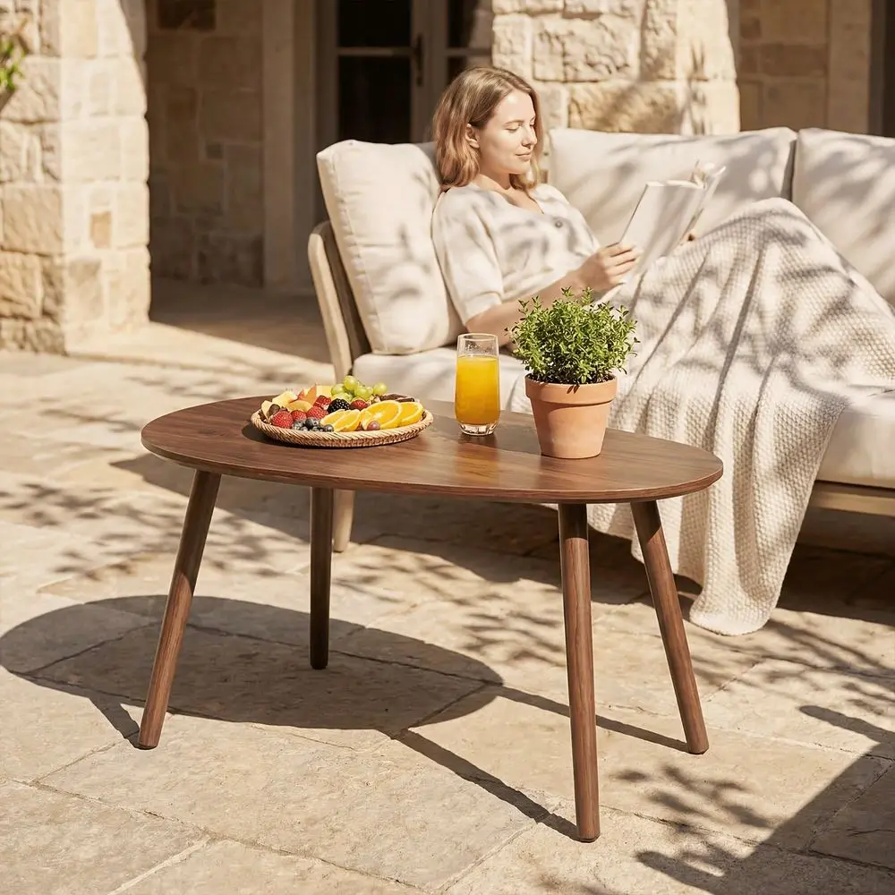 1Pc 704040cm Oval MangoShaped Side Table Walnut Wood Finish, Ergonomic Round Corner, AntiTip Stable Base, Coffee Table End Tabl
1Pc 704040cm Oval MangoShaped Side Table Walnut Wood Finish, Ergonomic Round Corner, AntiTip Stable Base, Coffee Table End Tabl
