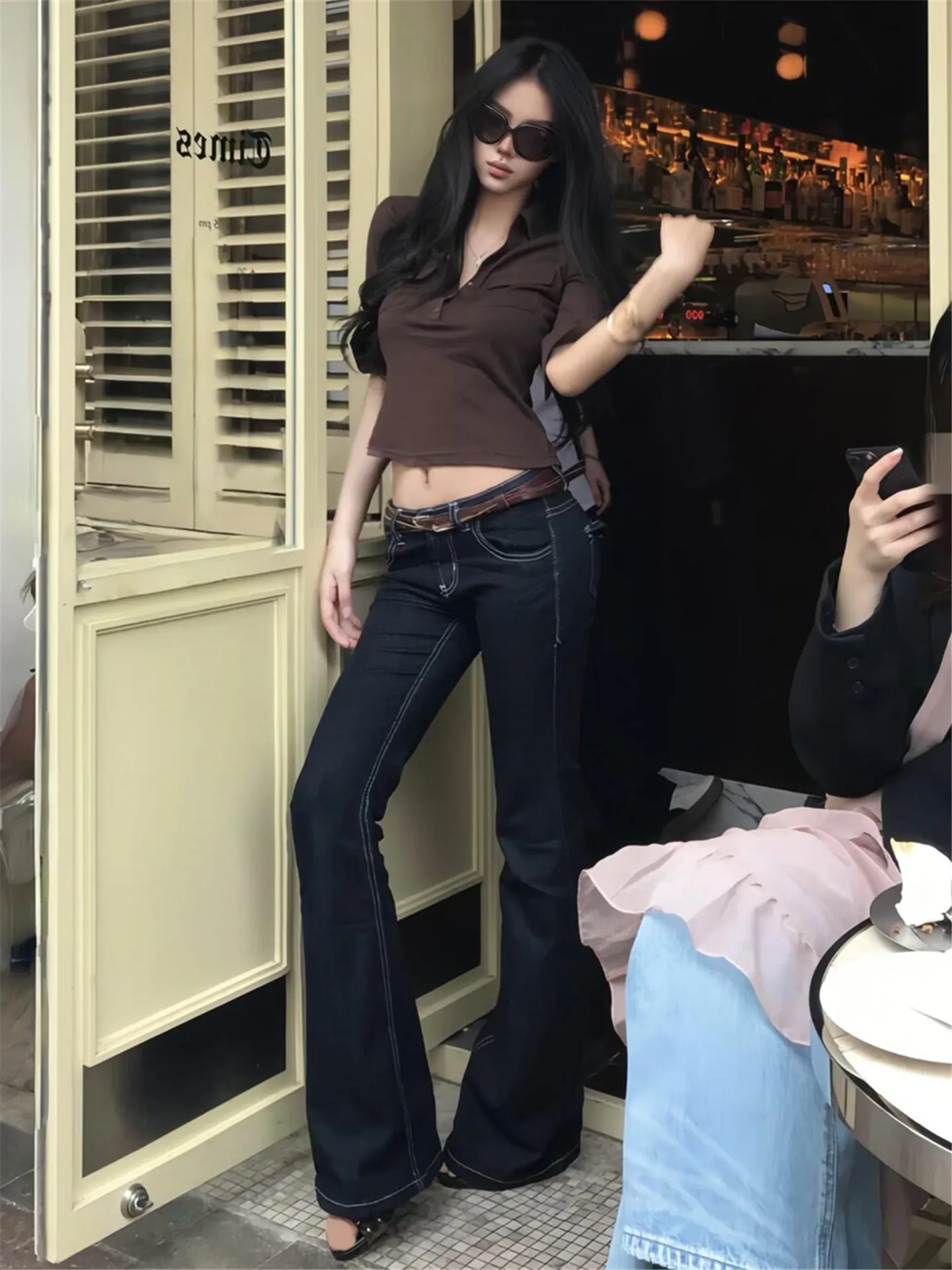 Extended Length Slim Fit Jeans Women's Low Waist Bell Bottoms Summer Fashion High Waist Cotton Stretchy Distressed Denim
Extended Length Slim Fit Jeans Women's Low Waist Bell Bottoms Summer Fashion High Waist Cotton Stretchy Distressed Denim