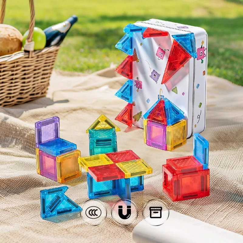 Generic Window Magnetic Tiles Strong Magnet Transparent Building Blocks Loose Pieces Assembled Portable Educational Puzzle Toys
Generic Window Magnetic Tiles Strong Magnet Transparent Building Blocks Loose Pieces Assembled Portable Educational Puzzle Toys