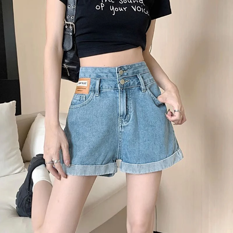 Hot Sale Summer Lady Thin High Waist Jeans Women Retro Fashion Denim Shorts Girls Korean Casual A-line Short Pants
Hot Sale Summer Lady Thin High Waist Jeans Women Retro Fashion Denim Shorts Girls Korean Casual A-line Short Pants