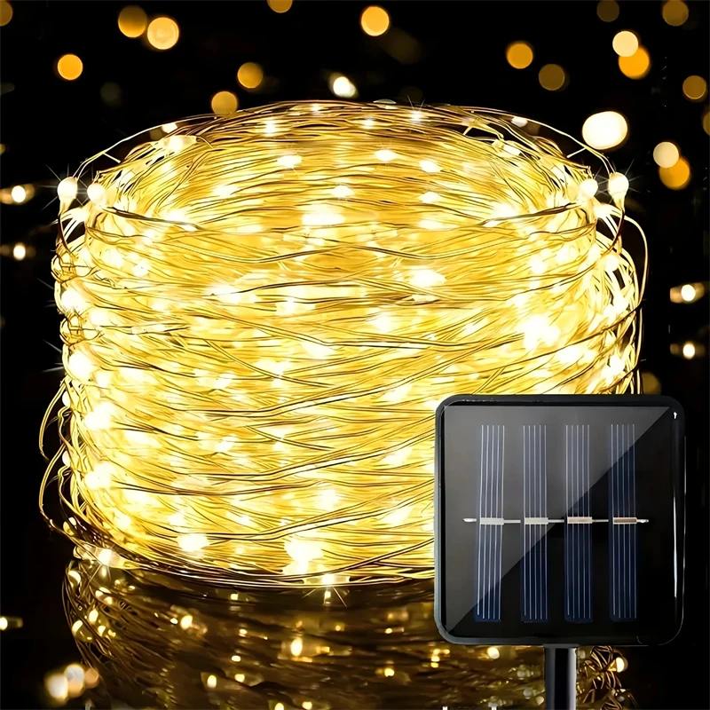Ultra Long 20-300LED Solar String Lights Outdoor Copper Waterproof Christmas Garland Fairy Light Decoration Party Garden Lights
Ultra Long 20-300LED Solar String Lights Outdoor Copper Waterproof Christmas Garland Fairy Light Decoration Party Garden Lights