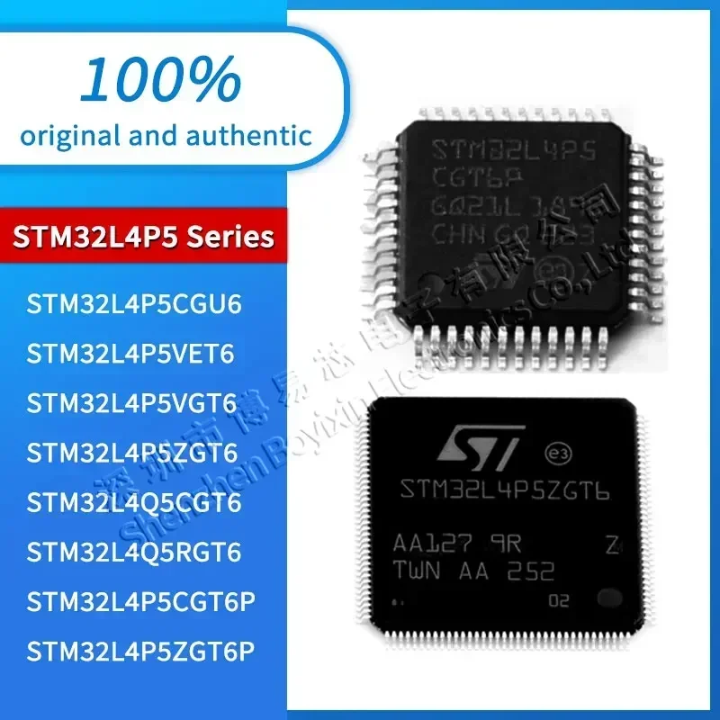 STM32L4Q5RGT6 STM32L4Q5CGT6 STM32L4P5ZGT6 STM32L4P5VGT6 STM32L4P5VET6 STM32L4P5CGU6 STM32L4P5CGT6P STM32L4P5ZGT6P Black casing
STM32L4Q5RGT6 STM32L4Q5CGT6 STM32L4P5ZGT6 STM32L4P5VGT6 STM32L4P5VET6 STM32L4P5CGU6 STM32L4P5CGT6P STM32L4P5ZGT6P Black casing