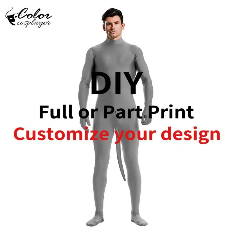 Customized Drawings Jumpsuit DIY Print Bodysuit Adult Animal Cosplay Outfit Novelty Costume with Tail Zentai 3Xl-4Xl Clothes
Customized Drawings Jumpsuit DIY Print Bodysuit Adult Animal Cosplay Outfit Novelty Costume with Tail Zentai 3Xl-4Xl Clothes