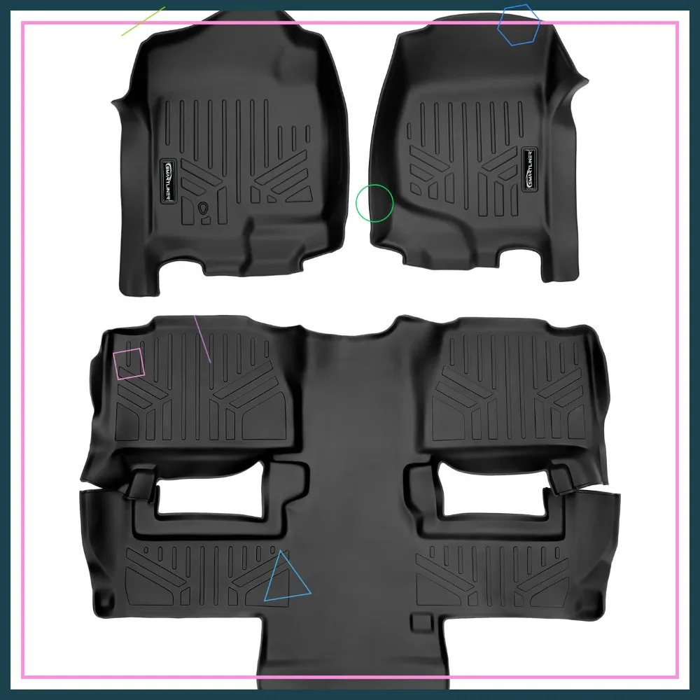 Custom Fit Floor Mats 2 Row Liner Set for 2011-2014 Chevrolet Tahoe
Custom Fit Floor Mats 2 Row Liner Set for 2011-2014 Chevrolet Tahoe