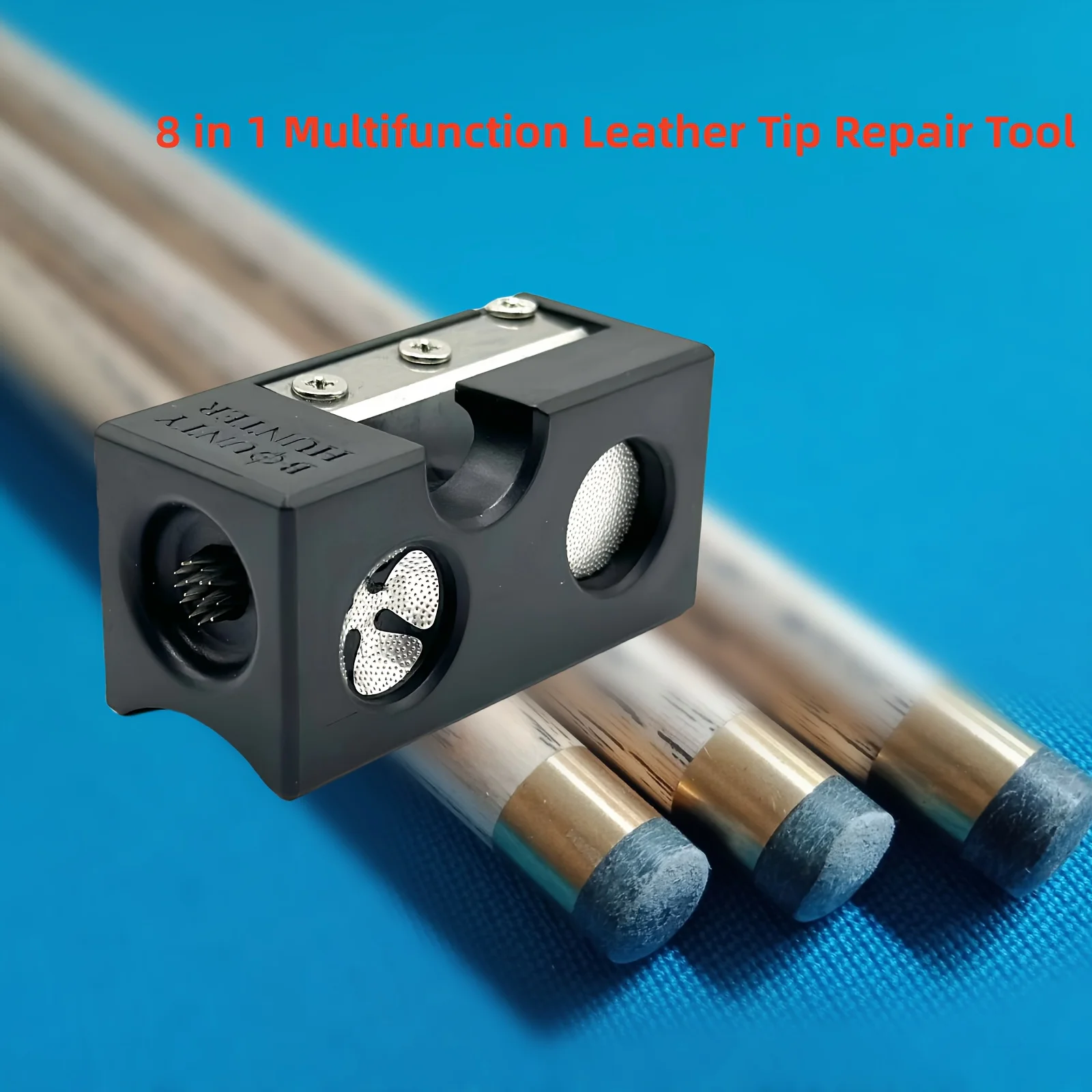 8 In 1 Pool Cue Tip Repair Tool, Billiard Cue Stick Tip Replacement Equipment, Pool Stick Tip Trimmer Grinder, Billiard Rod Tool
8 In 1 Pool Cue Tip Repair Tool, Billiard Cue Stick Tip Replacement Equipment, Pool Stick Tip Trimmer Grinder, Billiard Rod Tool