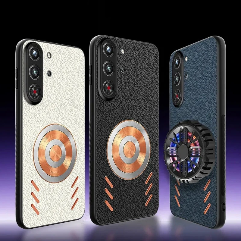 Cooling Heat Dissipation Magnetic Leather Phone Case For ZTE nubia Red Magic 10 9 8 Pro Plus 7S Pro Metal Copper Magsafing Cover
Cooling Heat Dissipation Magnetic Leather Phone Case For ZTE nubia Red Magic 10 9 8 Pro Plus 7S Pro Metal Copper Magsafing Cover