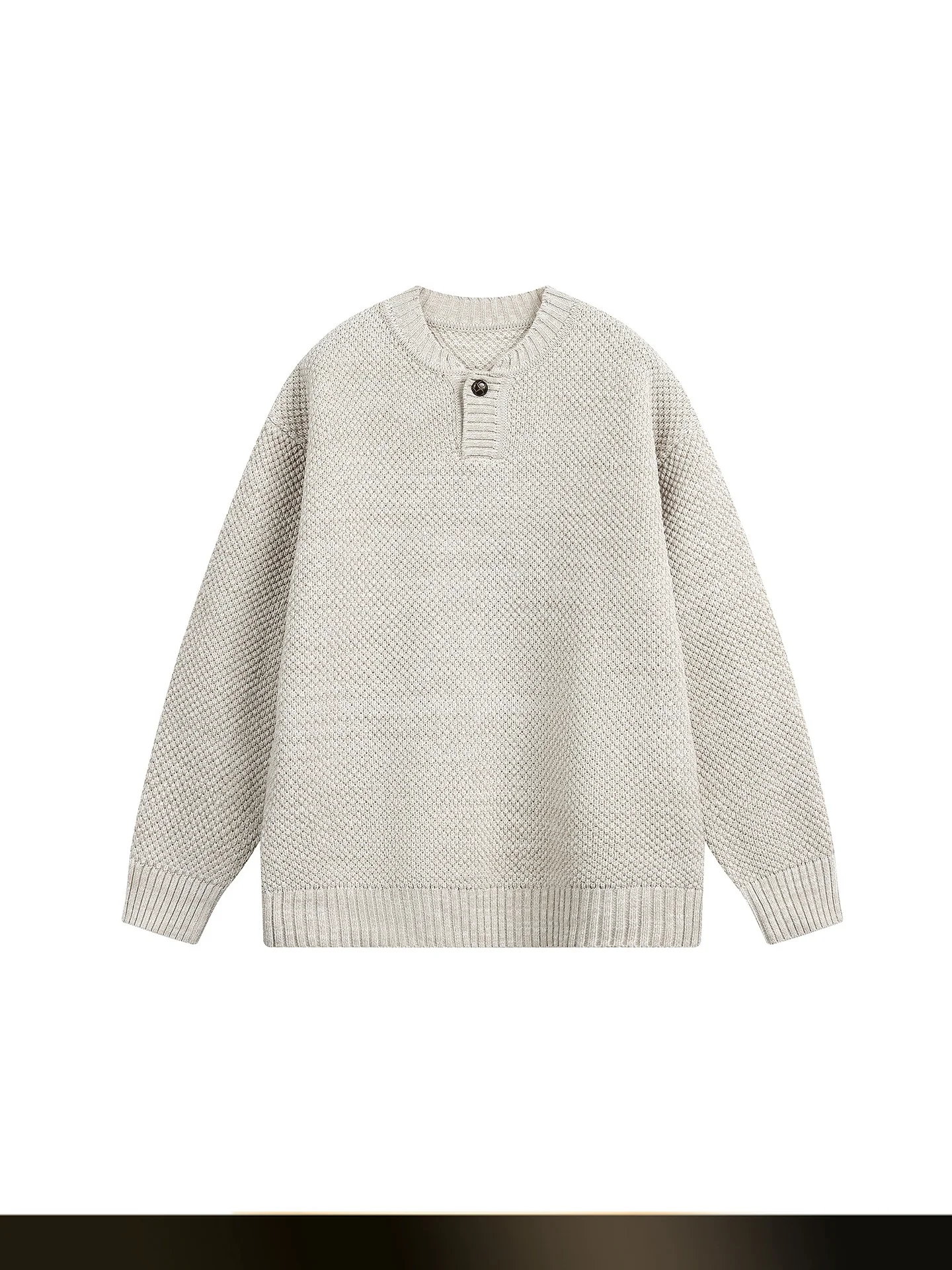 Мужской вязаный свитер в американском ретро-стиле на пуговицах, повседневный свободный пуловер, осенний теплый модный свитер для пар с круглым вырезом и длинными рукавами
Мужской вязаный свитер в американском ретро-стиле на пуговицах, повседневный свободный пуловер, осенний теплый модный свитер для пар с круглым вырезом и длинными рукавами