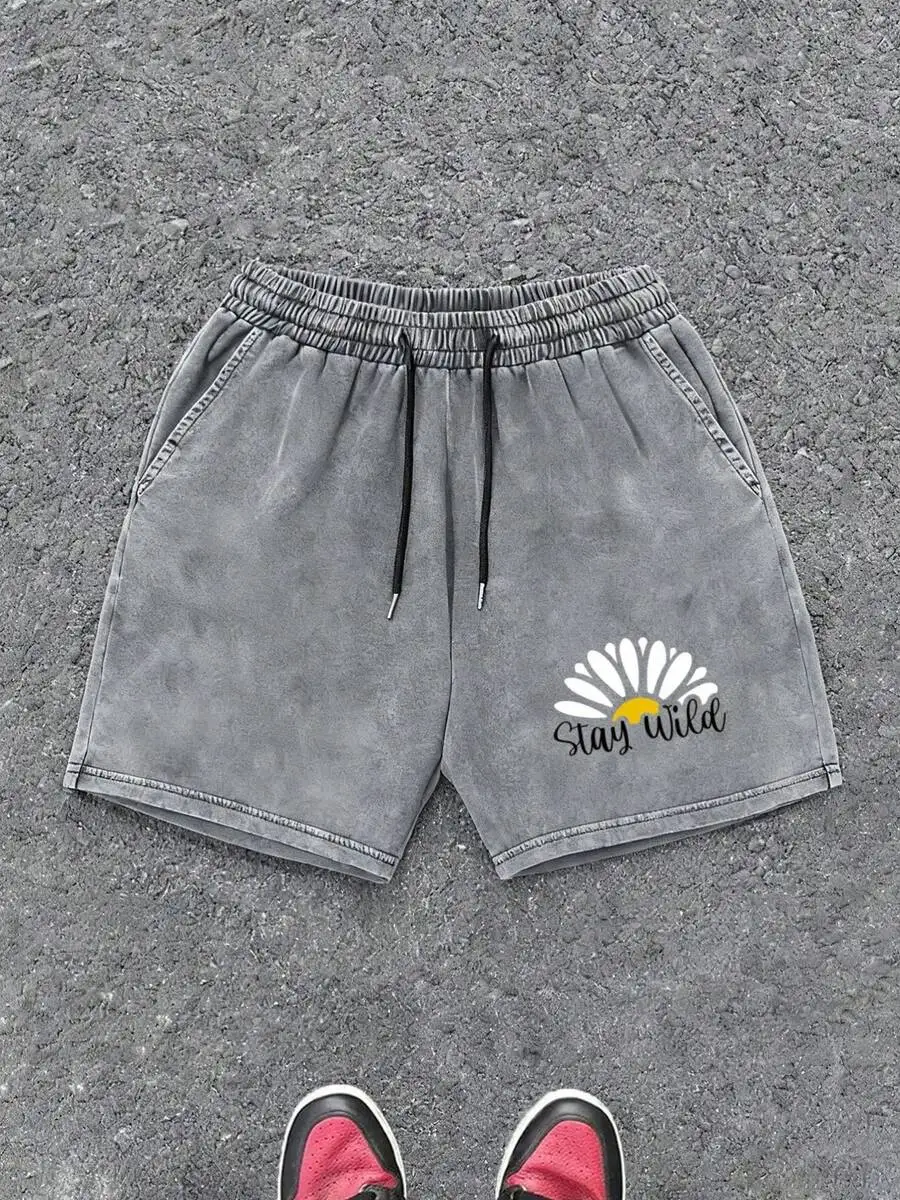 Mens Vintage Print Shorts With Daisy Embroidery Elastic Waist Casual Home Sleep Shorts
Mens Vintage Print Shorts With Daisy Embroidery Elastic Waist Casual Home Sleep Shorts