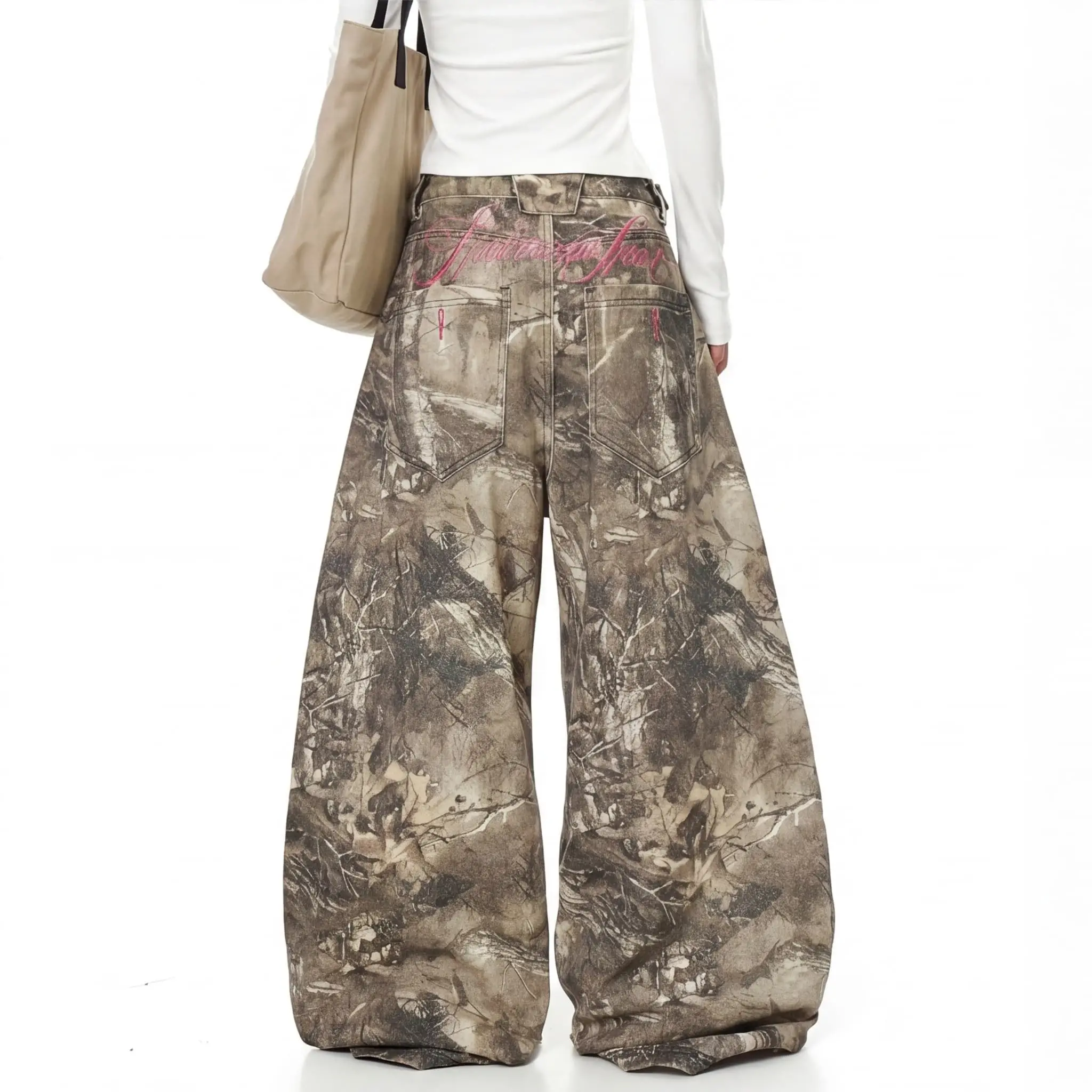 CHIC Streetwear Baggy Denim Jeans For Men Vintage Retro Camouflage Print Women Straight Pants Boyfriend Casual Wide Leg Trousers
CHIC Streetwear Baggy Denim Jeans For Men Vintage Retro Camouflage Print Women Straight Pants Boyfriend Casual Wide Leg Trousers