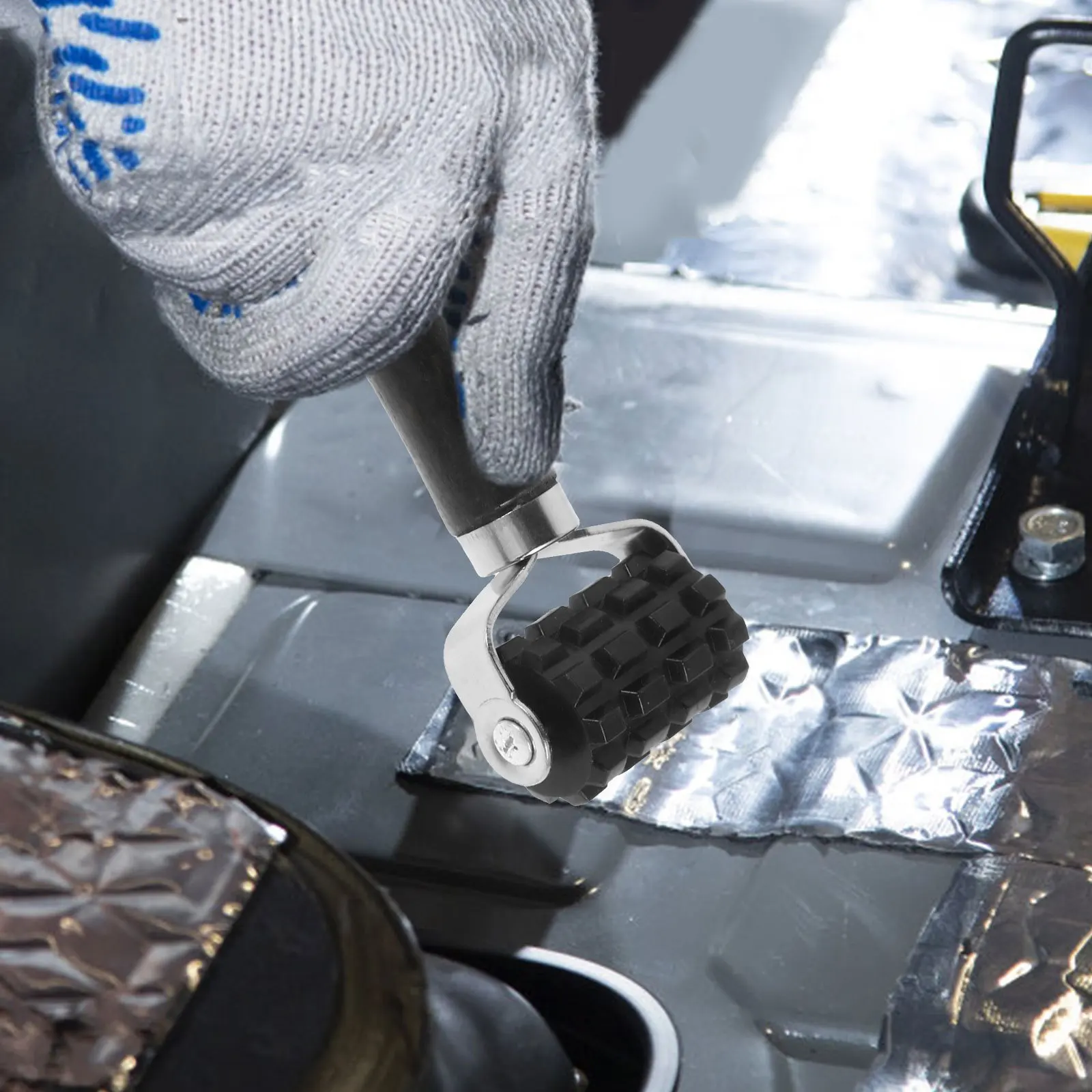 2Pcs Metal Roller for Auto Sound Deadener Application Smooth Installation Wheel Barrel Repair and Clean Interior Maintenance
2Pcs Metal Roller for Auto Sound Deadener Application Smooth Installation Wheel Barrel Repair and Clean Interior Maintenance