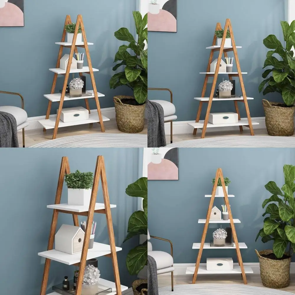 4-Tier Bamboo Bookshelf - Standing Storage Rack for E-books and Display
4-Tier Bamboo Bookshelf - Standing Storage Rack for E-books and Display