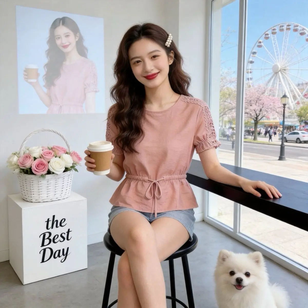 Fashionable Hollow out Short Sleeve T-Shirt Waist Cinched Thin round Neck Top Women Loose Stylish Summer New Style Small Shirt
Fashionable Hollow out Short Sleeve T-Shirt Waist Cinched Thin round Neck Top Women Loose Stylish Summer New Style Small Shirt
