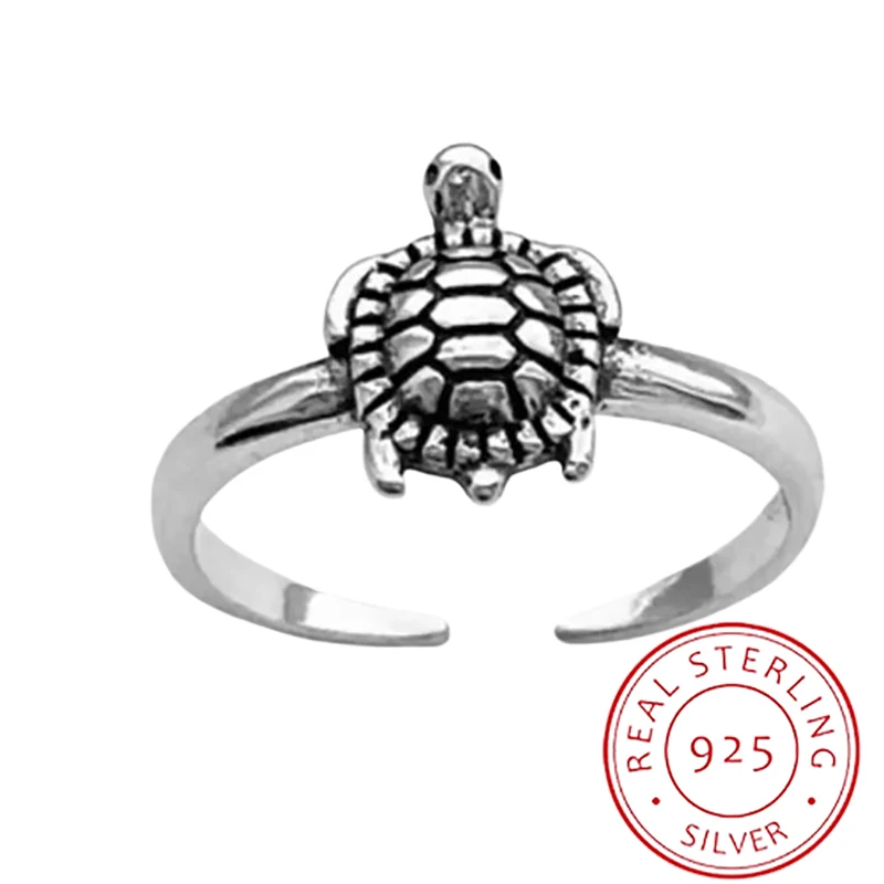 Trendy and Cool Personality S925 Silver Turtle Open Mouth Couple Ring Creative Funny Ring
Trendy and Cool Personality S925 Silver Turtle Open Mouth Couple Ring Creative Funny Ring