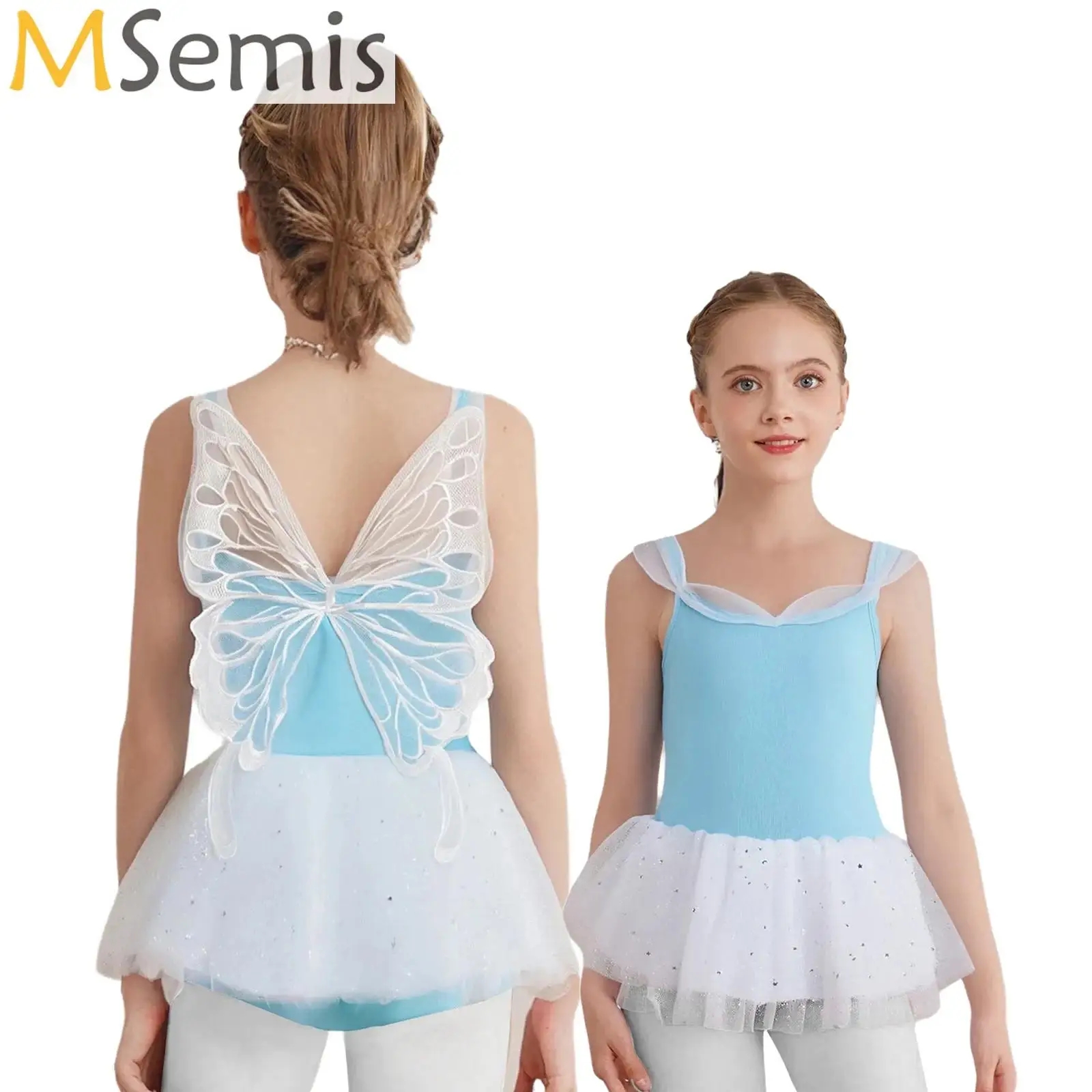 Children Dance Clothes Camisole Practice Ballet Body Dancewear Butterfly Stage Performance Gymnastics Leotard with Skirt Costume
Children Dance Clothes Camisole Practice Ballet Body Dancewear Butterfly Stage Performance Gymnastics Leotard with Skirt Costume