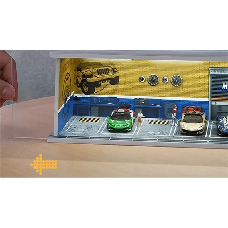 【NEW USER EXCLUSIVE】3Pcs 1/64 Diorama Garage Model LED Lighting City Car Showroom Scene For Miniatures Vehicles Display Model As
【NEW USER EXCLUSIVE】3Pcs 1/64 Diorama Garage Model LED Lighting City Car Showroom Scene For Miniatures Vehicles Display Model As