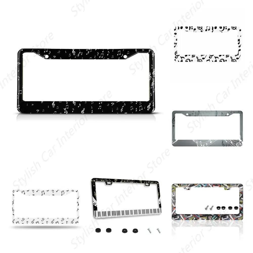 Black Music Note License Plate Frame Universal Cute Blank Novelty License Plate Frame Treble Clef License Plate Car Tag Holder
Black Music Note License Plate Frame Universal Cute Blank Novelty License Plate Frame Treble Clef License Plate Car Tag Holder