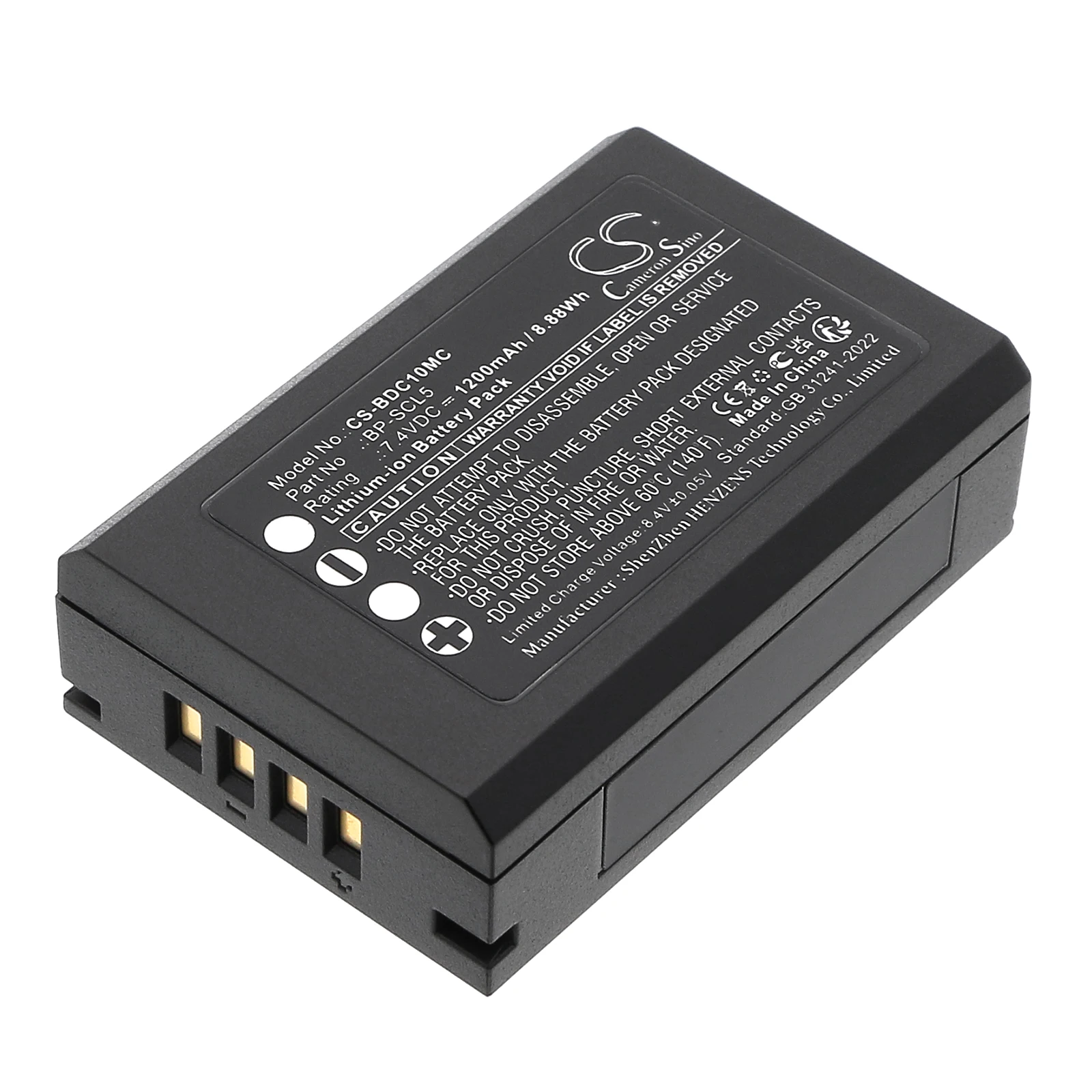 Camera Battery For Leica :M10,M10P,M10R,24003,BP-SCL5,--1200mAh / 8.88Wh--Li-ion--7.40V
Camera Battery For Leica :M10,M10P,M10R,24003,BP-SCL5,--1200mAh / 8.88Wh--Li-ion--7.40V