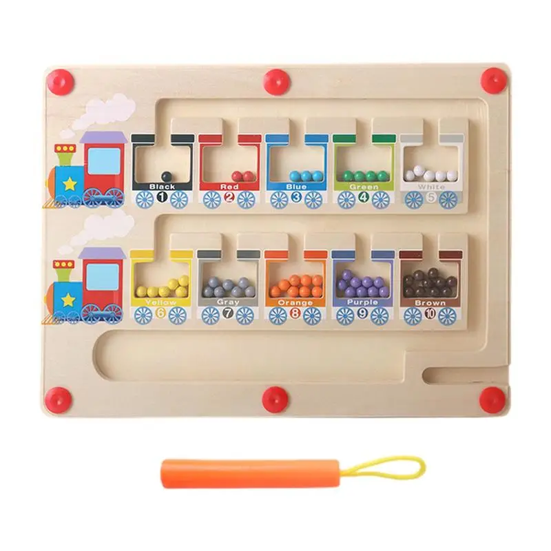 Magnetic Color And Number Maze Learning Counting Color Matching Board Wooden Montessori Magnetic Puzzles For Learning Counting
Magnetic Color And Number Maze Learning Counting Color Matching Board Wooden Montessori Magnetic Puzzles For Learning Counting