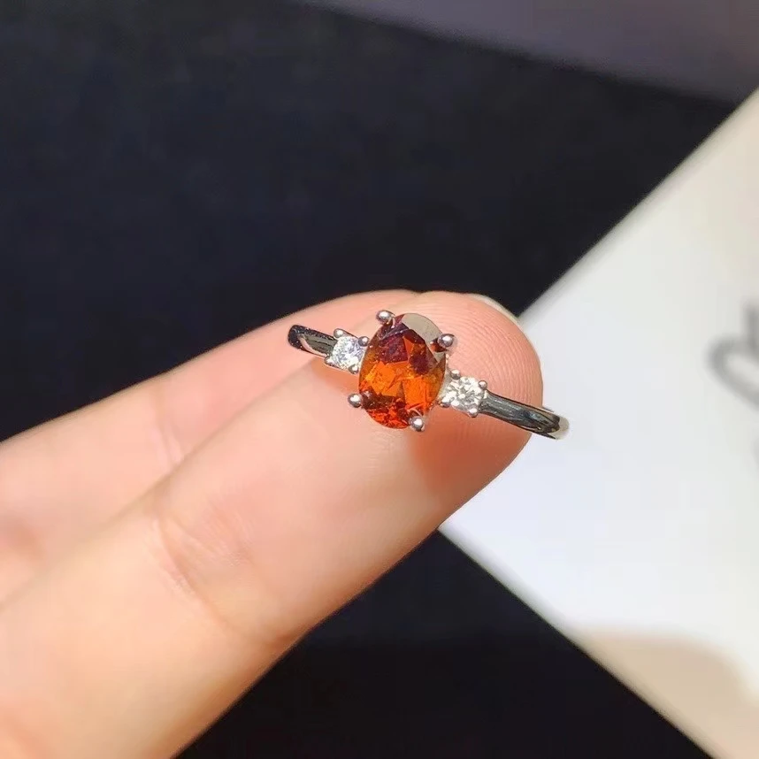Simple 925 Silver Ring with Gemstone 5mm*7mm VVS Grade Natural Garnet Ring Gift for Wife Sterling Silver Garnet Jewelry
Simple 925 Silver Ring with Gemstone 5mm*7mm VVS Grade Natural Garnet Ring Gift for Wife Sterling Silver Garnet Jewelry