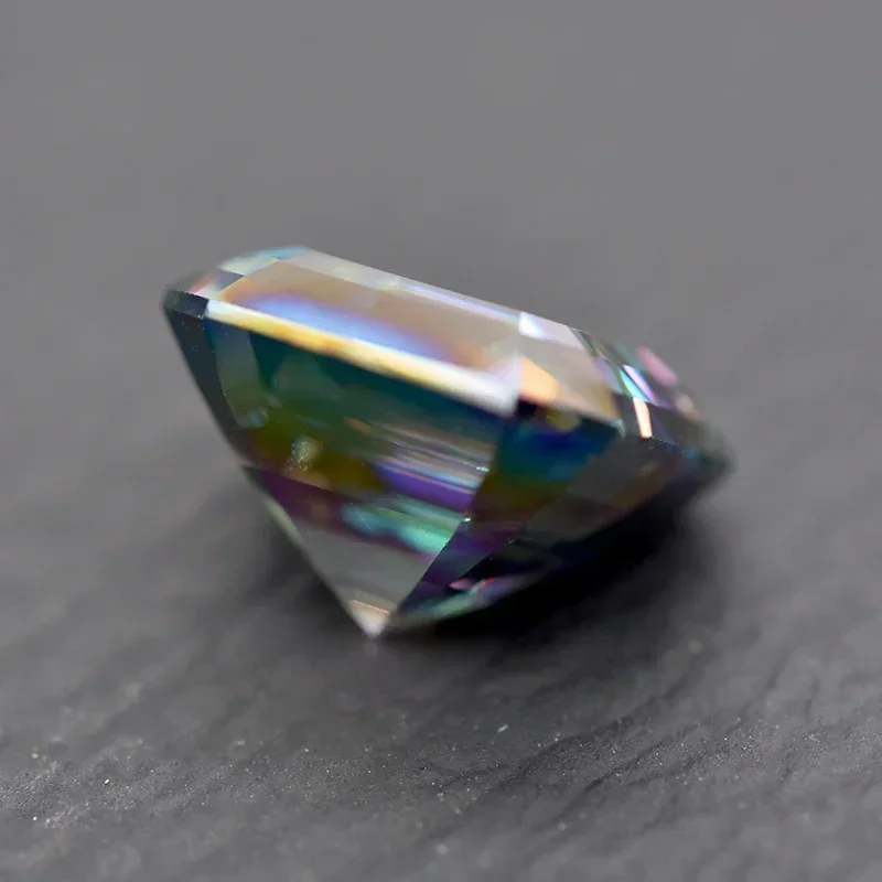 NEW Moissanite Stone Rainbow Green Asscher Cut Lab Grown Gemstone 1.0CT-5.0CT Jewelry Pass Diamond Tester With GRA Certificate
NEW Moissanite Stone Rainbow Green Asscher Cut Lab Grown Gemstone 1.0CT-5.0CT Jewelry Pass Diamond Tester With GRA Certificate