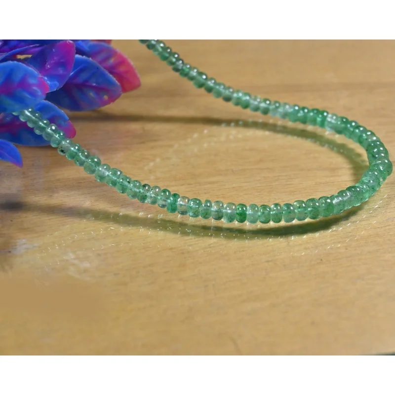 Genuine Green Emerald Smooth Rondelle Gemstone 3-4MM Beads Choker Necklace 18"
Genuine Green Emerald Smooth Rondelle Gemstone 3-4MM Beads Choker Necklace 18"