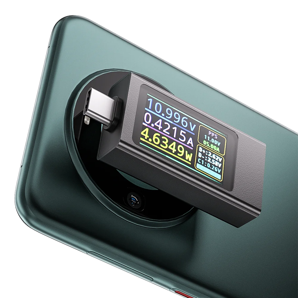 1/4Pcs Wholesale KWS-X1 Type C Digital Voltmeter HD IPS Display Current Voltage Tester Real-time Detecton DC 3.3-36V 0-12A
1/4Pcs Wholesale KWS-X1 Type C Digital Voltmeter HD IPS Display Current Voltage Tester Real-time Detecton DC 3.3-36V 0-12A