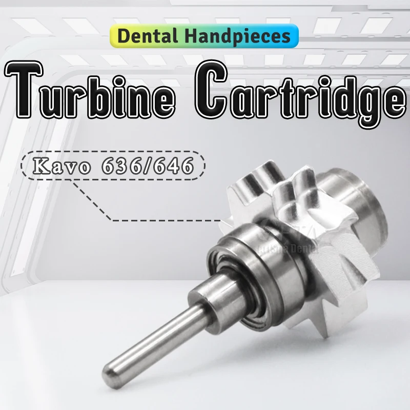 KV 636 646 625CD Air Turbine Rotor for Dental High Speed Handpiece Accessories Ceramic Bearing Repair Dentist Metal Small Part
KV 636 646 625CD Air Turbine Rotor for Dental High Speed Handpiece Accessories Ceramic Bearing Repair Dentist Metal Small Part