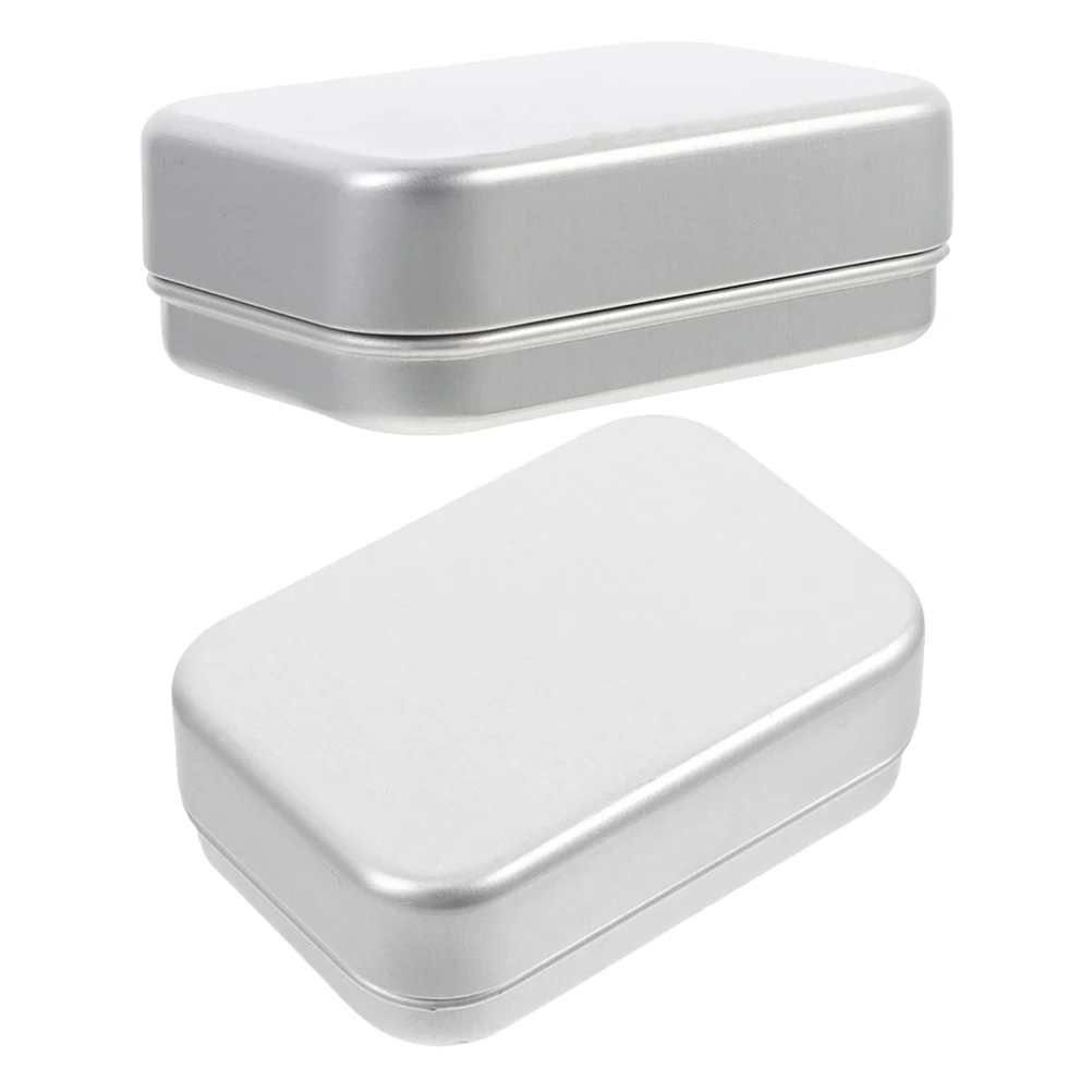 2Pcs Large Rectangular Soap Dish with Lid Drainage Travel Reusable Metal Tin Boxes Empty Hinged Containers Stainless Storage
2Pcs Large Rectangular Soap Dish with Lid Drainage Travel Reusable Metal Tin Boxes Empty Hinged Containers Stainless Storage