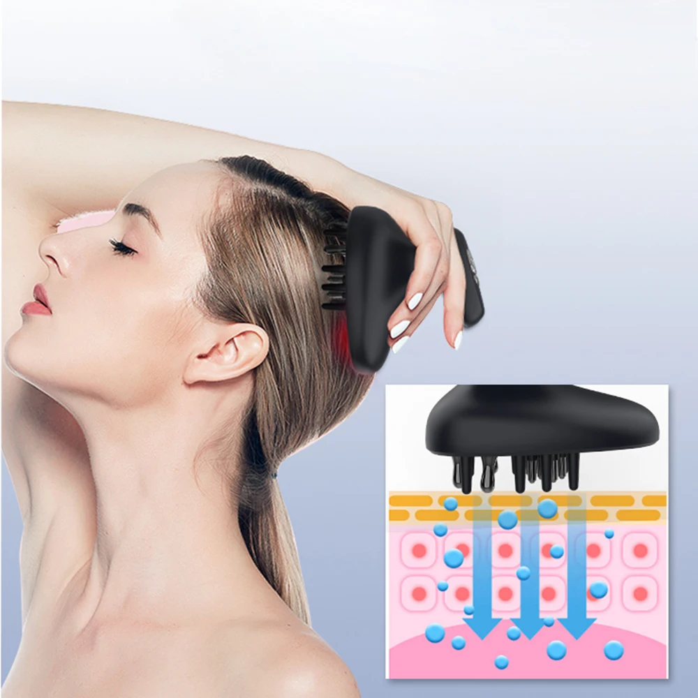 Popular eletric Scalp Massager and Hair Oil Applicator Head Massager Health Care Supplies
Popular eletric Scalp Massager and Hair Oil Applicator Head Massager Health Care Supplies