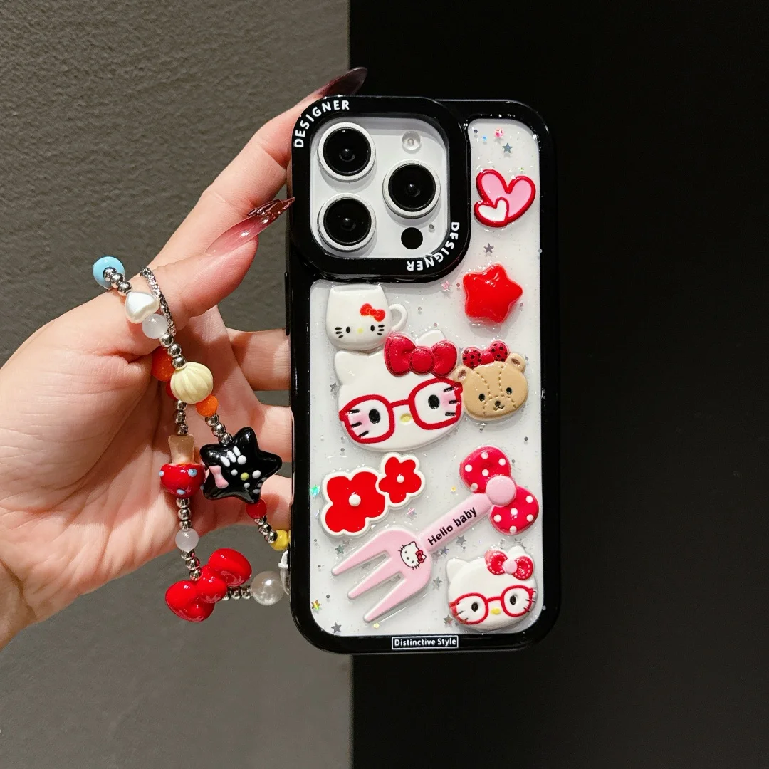 3D Cute Cartoon Hello Kitt Stereoscopic KT Phone Case for IPhone 16 15 Pro Max 14 Plus 13 12 Pro Max With Strap Soft Cover
3D Cute Cartoon Hello Kitt Stereoscopic KT Phone Case for IPhone 16 15 Pro Max 14 Plus 13 12 Pro Max With Strap Soft Cover 