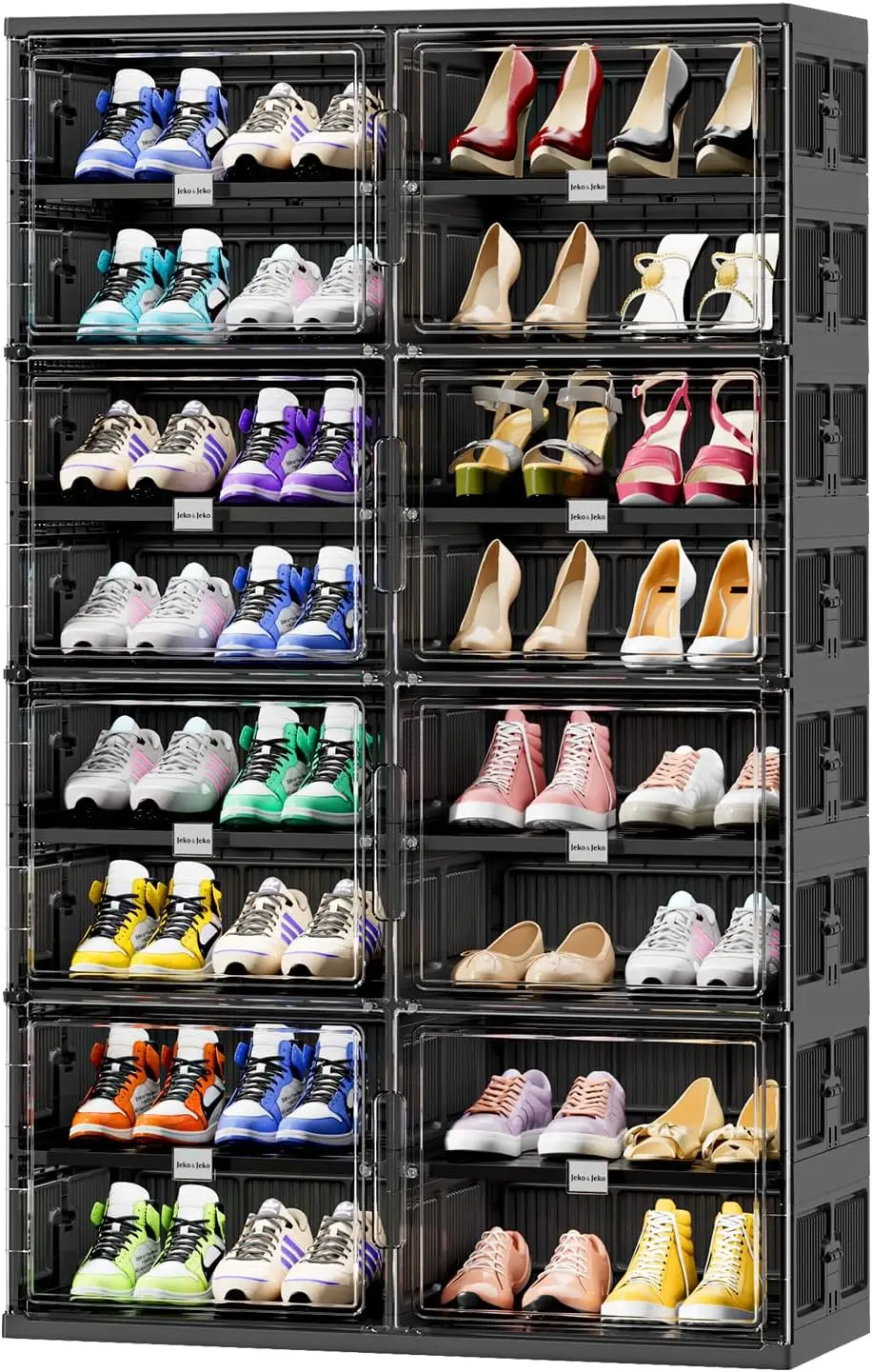 8 Tiers 32 Pairs Foldable Shoe Ra Organizer Fits Size 12 For Closet Entryway, Large Collapsible Shoe Storage Organizer Cabinet
8 Tiers 32 Pairs Foldable Shoe Ra Organizer Fits Size 12 For Closet Entryway, Large Collapsible Shoe Storage Organizer Cabinet