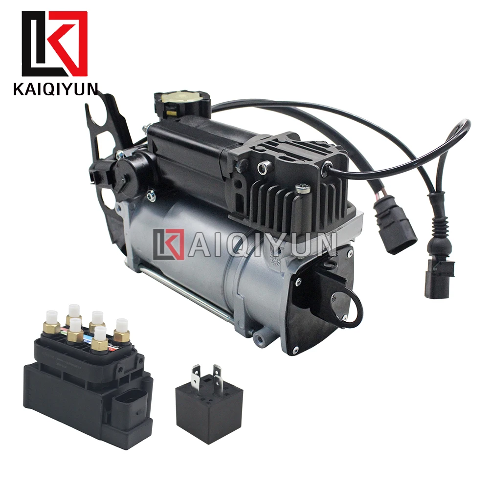 For Audi Q7 4L 2006-2015 Air Suspension Compressor Pump with Relay & Valve Block 4L0698007 7L0698014 7L8616006A 4L0698007A
For Audi Q7 4L 2006-2015 Air Suspension Compressor Pump with Relay & Valve Block 4L0698007 7L0698014 7L8616006A 4L0698007A