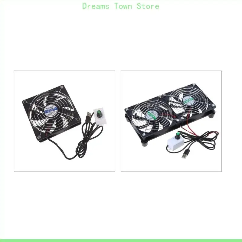 HX6A Cooling Fan with SwitchesCable For Computer Cases CPU Coolers Computer Cooling Fan 5V USB Power 120mm Cooling Fan
HX6A Cooling Fan with SwitchesCable For Computer Cases CPU Coolers Computer Cooling Fan 5V USB Power 120mm Cooling Fan