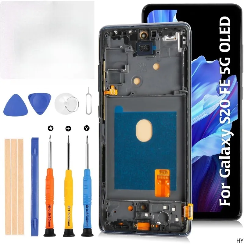 For S20 FE 4G G780/5G G781 OLED LCD Display for Samsung Galaxy S20 FE 4/5G LCD Screen Display Replacement Touch
For S20 FE 4G G780/5G G781 OLED LCD Display for Samsung Galaxy S20 FE 4/5G LCD Screen Display Replacement Touch