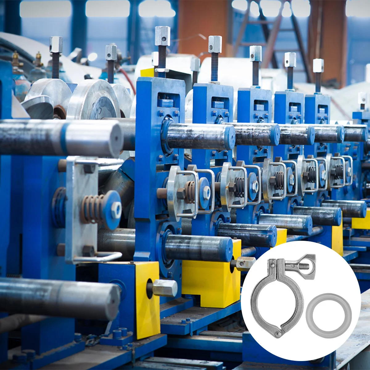 1Set Stainless Steel 304 Heavy Duty Single Pin for Brewery Sanitary Connection Silicone Gasket
1Set Stainless Steel 304 Heavy Duty Single Pin for Brewery Sanitary Connection Silicone Gasket